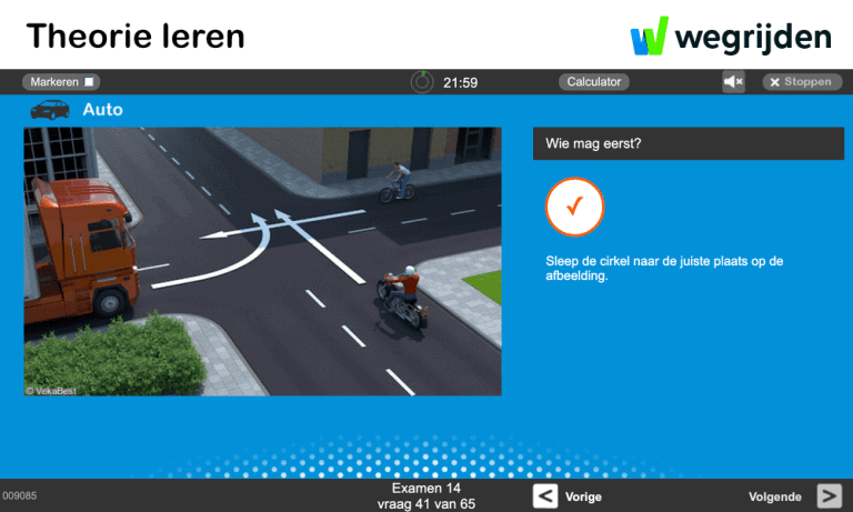 Auto theorie examen oefenen