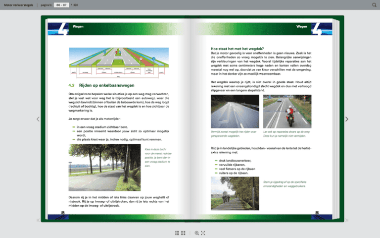 Online motor theorie oefenen met motor theorieboek