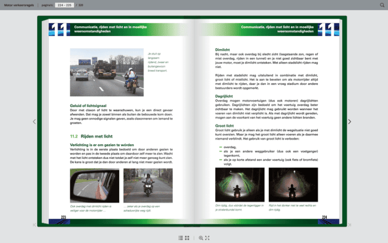 Online motor theorie oefenen met motor theorieboek