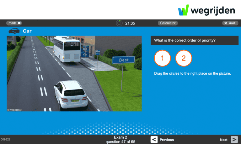 Practice car theory exam online