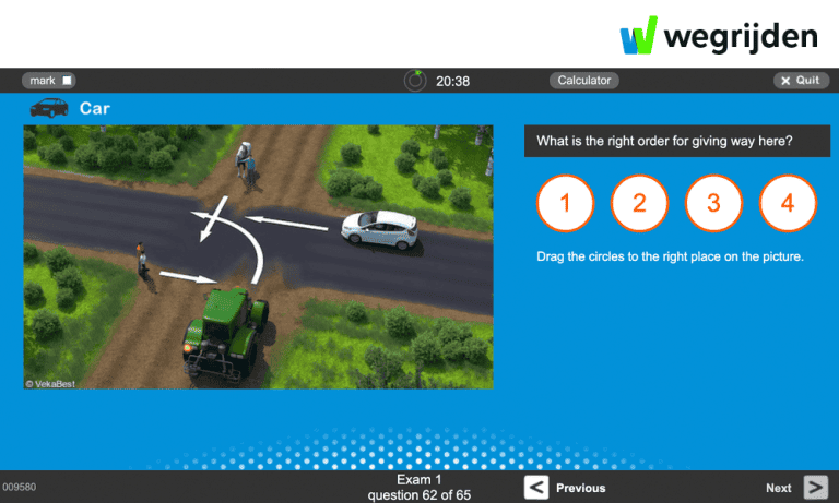 Practice car theory exam online